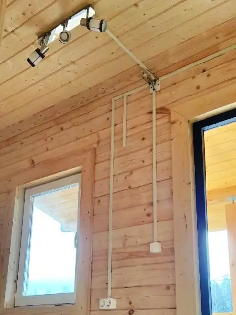 разводка электрики под ключ в доме из бруса