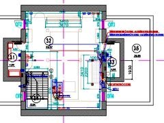 проект электрики и экспликация оборудования для 3-х этажного дома 430 м. кв.