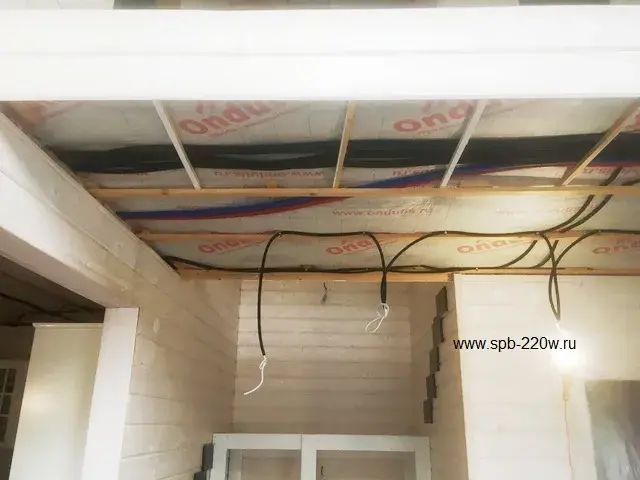 электропроводка в каркасном доме